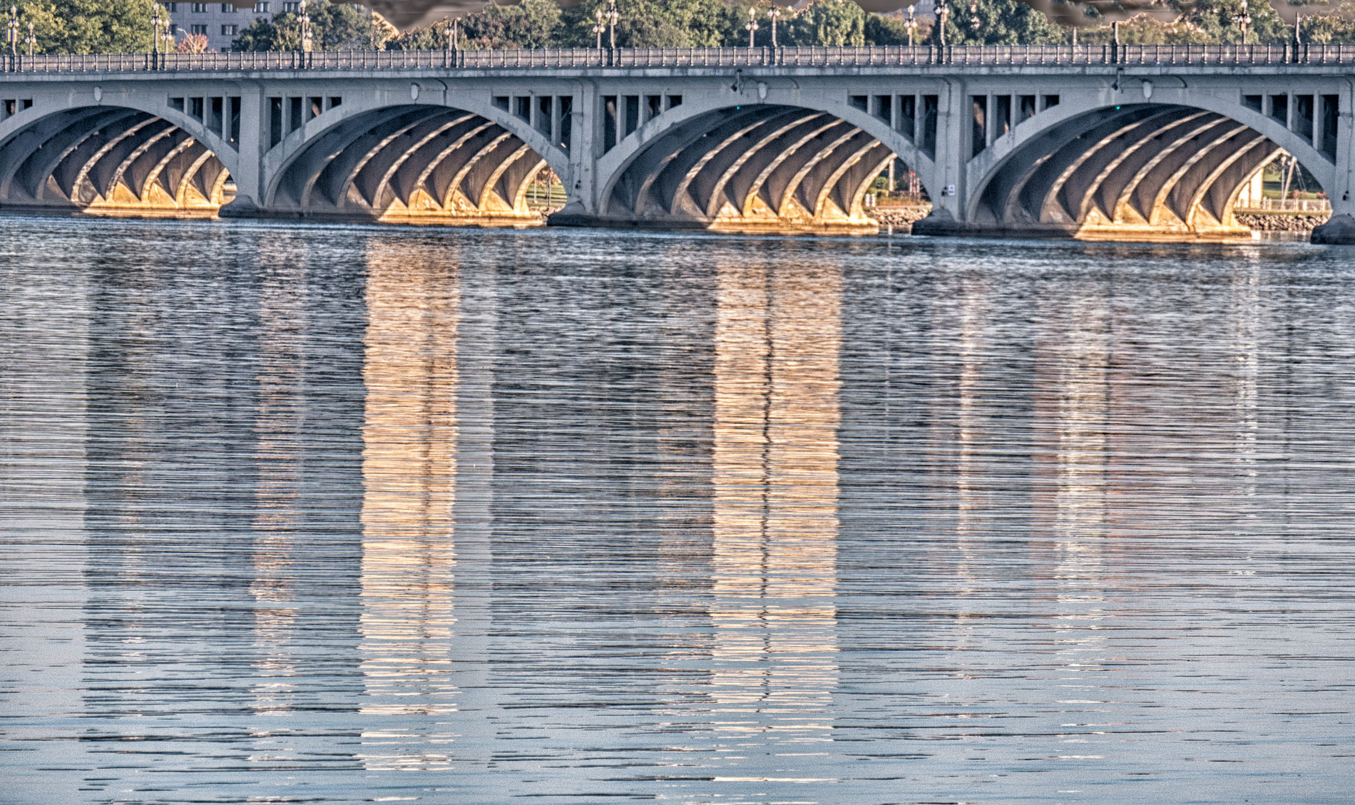 Belle Isle Bridge Reflections - Mel Annis