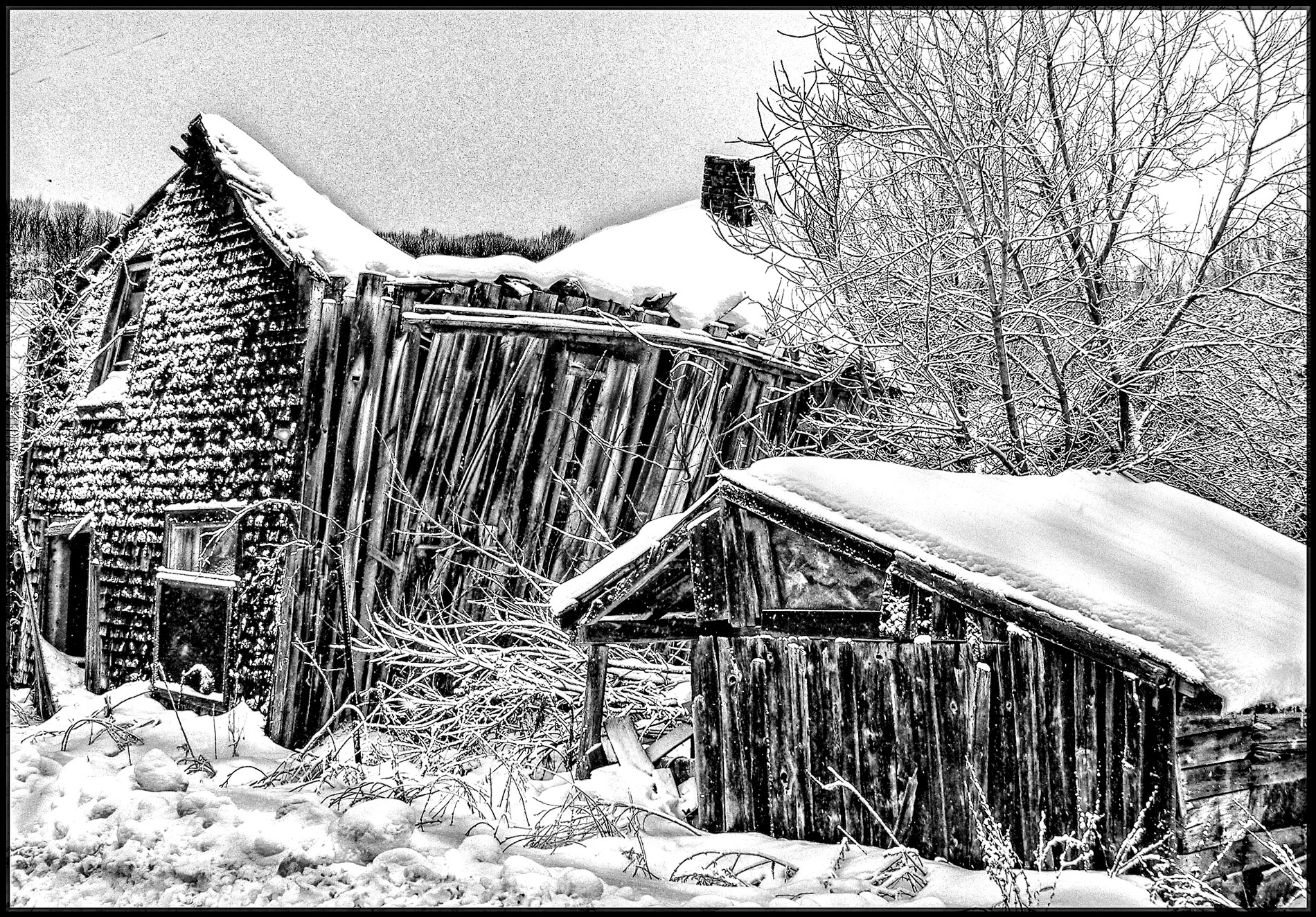 Ontario Farm in Winter 2011 - Mel Annis